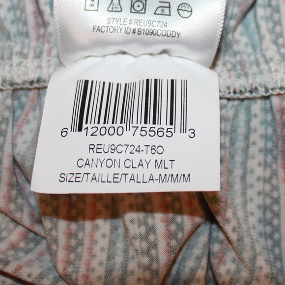 LIMTED TIME SALE: BCBGeneration ROMPER, size m, mulicolor-blue, rust, and cream - Picture 8 of 8